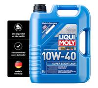 Liqui Moly Super Leichtlauf 10W-40, 5 L, Tecnología de síntesis Aceite de Motor, SKU 9505