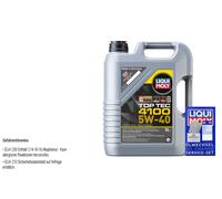 5W40 Aceite Top Tec 4100 Liqui Moly 5 Litro para Mini Mitsubishi Nissan Opel