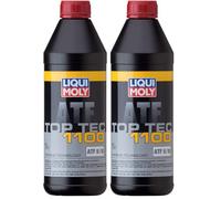 LIQUI MOLY Top Tec ATF 1100 | 1 L | Aceite de engranajes | Aceite hidráulico | 3651 (Paquete de 2)