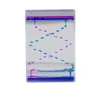 Liquid - Acrylic Liquid Sensory Timer, Desk Decor Stress Relief Toy, Relaxing Water Flow Visual, Durablee Calming Educational Accessory | Kids Office Classroom Home Playroom Birthday Party