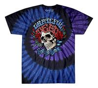 Liquid Blue Camiseta de Manga Corta de Grateful Dead Boston Music Hall en Espiral Tie Dye SS - - XX-Large