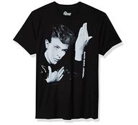 Liquid Blue - Camiseta de Manga Corta para Hombre, diseño de David Bowie Heroes - Negro - Medium