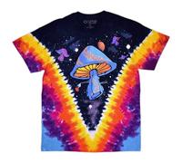 Liquid Blue Camiseta para Hombre de Talla Grande Space Shroom - - XX-Large