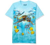 Liquid Blue - Camiseta para Hombre, diseño de Tortugas Marinas - Multi - X-Large