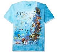 Liquid Blue Camiseta Tropical Reef para Hombre - - Large