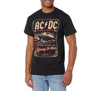 Liquid Blue - Hombre ACDC Speed Shop Highway to Hell Camiseta Negro XL