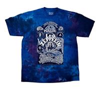 Liquid Blue Led Zeppelin Wembley 71 Electric Magic Empire Pool Camiseta, Batik, L para Hombre