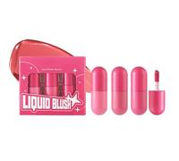 Liquid Blush, Blusher Rouge Stick, Lightweight Blendable Formula, 3.43in Long Lasting Natural Sculpted Glow, High Pigment Beauty Makeup, Sheer Blush Tint for All Skin Types