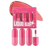 Liquid Blush, Long-Lasting Rouge, 3.43x2.95in Lightweight Blusher Stick, Buildable Hydrating Formula, Naturally Sculpted Glow for Beauty Makeup, Women