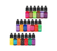 Liquid Candle Dye 20Pcs Creative Soap Dye for Candle Making Gel Wax Palm Wax