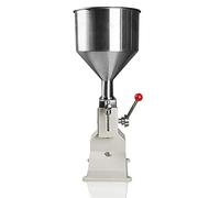 Liquid Filling Machine, Máquina de llenado de líquidos A03 Llenadora de Botellas Máquina de llenado Manual Ajustable para Relleno cosmético de Crema de Pasta (5-50ML)