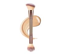 Liquid Foundation Application Brush, Bronzer Blush Brush, Blending Tool with Fibers, High Precision Makeup Tool, Reinforced Synthetic Dense Bristles, Efficient Beauty Management for Daily Usage