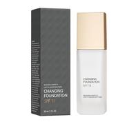 Liquid Foundation, Color Changing SPF15 Concealer, Longwearing Waterproof Makeup, Lightweight Even Skin Tone Base, Ideal for Girls, Daily Wear, Beauty Kit, 30ml