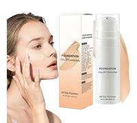Liquid Foundation Concealer, Color Changing Formula, Longwearing Full Coverage, Hydrating for Daily Wear or Special Occasions, Lightweight Natural, Flawlesss Makeup, 15ml White
