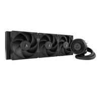 ARCTIC Liquid Freezer III Pro 420 - Refrigerador de CPU AIO, 3 x 140 mm Refrigeración por Agua, 38 mm Radiator, Bomba PWM, Ventilador VRM, AMD AM5/AM4, Intel LGA1851/1700 Marco de Contacto - Negro