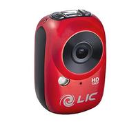 Liquid Image Ego 727 - Videocámara Deportiva de 12 MP (Full HD, USB), Negro y Rojo