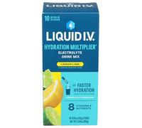 Liquid IV - Mezcla de bebida hidratante de limón y lima, 10 unidades, 0.5 onzas