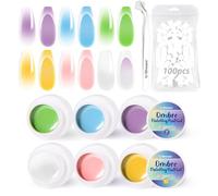 Liquid Latex for Nails, Peel-Off Cuticle Protector for Nail Polish Skin Barrera Protector Nail Care Liquid Latex Tape (For Home Nail Salon) 15ml White Cuticle Protection Tape Gift for Women