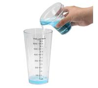 Liquid Measuring Cup Kitchen Tool for Cooking Baking | Jarra de medición graduada transparente con mango y vertido, escala fácil de leer para en el hogar, herramientas de cocina