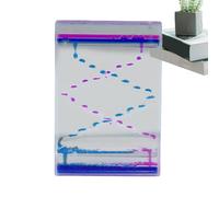 Liquid Motion Toys,Liquid Timer - Sensorischer Timer aus Acryl | Beruhigendes Spielzeug zum Stressabbau, Schreibtischspielzeug, Schreibtischdekoration, Wassertimer, flüssiges sensorisches Spielzeug fü