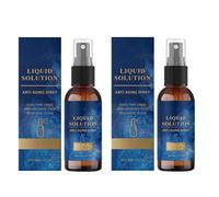 Liquid Solution Sérum antienvejecimiento, suero de vitamina C y E, Promotes Skin Colágeno Production, Intensely Firms Skin, Smoothes Wrinkles and Fine Lines, poros y textura desigual de la piel