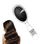 Liquid Spraying Hair Brush, Portable Mister Device, 8.85x2.36x3.14 Inches Multifunctional Grooming Tool with Smooth Design, Spray Comb with Modern Style, Accessory for Salon and Travel