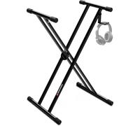 Liquid Stands Soporte para teclado de piano - Soporte de música resistente ajustable y portátil estilo X para niños y adultos - Se adapta a pianos eléctricos de 54 61 88 teclas