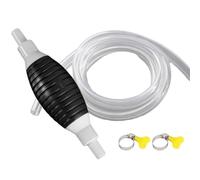 Liquid Sucker Hand Pump - PVC Manual Siphon Hose Pump | Portable Liquid Transfer Pumps With Large Bore Ball | Oil Water Transfer Tool For Lawn Mower Hedge Trimmer Irrigation Use