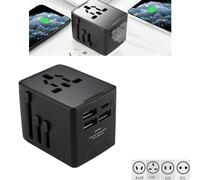 ¡Liquidación! Adaptador de viaje universal para electrodomésticos inteligentes. Un cargador de pared internacional con enchufe de CA de 3,5 A y