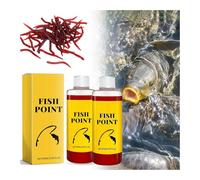 Líquido atrayente concentrado de pescado, 100 ml, spray líquido de gusano rojo, potente cebo atrayente de cebo, líquido atrayente de peces para truchas, panfish y más, mejora el aroma y mejora la