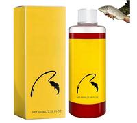 Líquido atrayente de Peces Concentrado, aditivo de Aroma Natural para Pesca en Agua Dulce, potenciador versátil para señuelos Blandos y cebos de Masa, fácil de Mezclar (100 ml) (1Piezas)