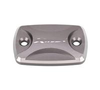 Líquido Cubierta Para XMAX 125 250 300 400 Para XMAX300 Para XMAX250 Tapa Copa Aceite Depósito Líquido Freno Delantero CNC Para Motocicleta Cubierta Cilindro Maestro(Titanium-1 PCS)