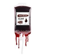 Líquido de color, 170 ml, resistente al agua, para Halloween, color rojo y azul, maquillaje para mujeres y hombres, disfraz de fiesta espeluznante