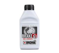 IPONE - Líquido de Freno y Embrague Moto - 500 ml - Brake Dot 5.1 - 100% Sintético - Punto de ebullición seco 270 en C