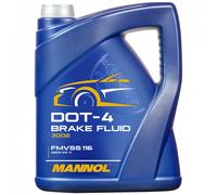 MANNOL Líquido de Frenos Dot-4 Sintético - Líquido para Frenos - 5 L