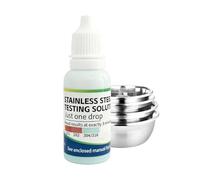Líquido de prueba de acero inoxidable,Identificación Integral Portátil 15 Ml - Reactivo De Detección,Para Cribado De Aleaciones De Cocina Y Procesamiento De Metales