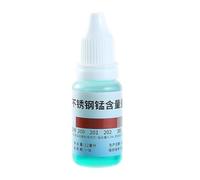 Líquido De Prueba De Acero Inoxidable: Líquido De Detección De 12 Ml, Reactivo De Análisis Rápido | Solución Técnica De Identificación De De Material, Indicador De Pureza Química Profesional Par