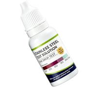Líquido de prueba de acero inoxidable - Líquido portátil compacto rápido de 10 ml, reactivo de identificación de acero inoxidable - Para hombres mujeres trabajo diario sanitarios vajilla materiales de
