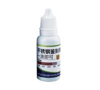 Líquido de Prueba para Acero Inoxidable | Solución de Análisis 15 ml para Vajilla,Agente Identificar Vajillas y Sanitarios Acero Inoxidable