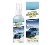 Líquido descongelante para parabrisas, 100 ml, descongelante para coche, spray para disolver la nieve, conductores SUV sedán clima frío desplazamientos diarios viajes guía Lu