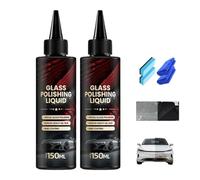 Líquido For Pulir Cristales De Coche, Extracto De Líquido For Pulir Cristales De Automóviles | Limpiador For Eliminar Arañazos Del Parabrisas - Limpiador De Ventanas(2pcs)