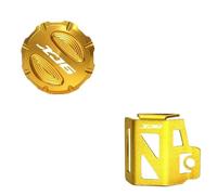 Líquido Freno Trasero Protector para XJ6 XJ6F XJ6N Diversion 2009-2014 Tapa de Cilindro Motocicleta Protector depósito líquido Freno Trasero