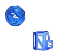 Líquido Freno Trasero Protector para YZFR1 YZF-R1 YZF R1 2009-2021 2020 Piezas Cubierta de Cilindro Motocicleta depósito líquido Freno Trasero Protector Tapa