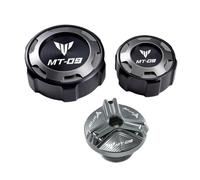 Líquido Frenos Delantero Tapa para MT 09 MT-09 Mt09 SP 2021-2024 Accesorios De Motocicleta Protección De Tapa De Líquido De Freno Delantero Y Trasero Y Tapa De Llenado De Aceite