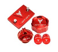 Líquido Frenos Delantero Tapa Para MT07 MT-07 MT 07 FZ07 2015-2025 2024 2023 2022 Tapa Del Depósito De Líquido De Freno Delantero Y Trasero Tapa De Llenado De Aceite Tapa De Válvula Neumático