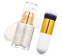 Líquido iluminador ligero para cara y cuerpo, brilla todo el día, fórmulas suaves y respetuosas con la piel, para ocasiones especiales, resaltador líquido para rostro y para radiancias edificables