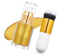 Líquido iluminador ligero para cara y cuerpo, brilla todo el día, fórmulas suaves y respetuosas con la piel, para ocasiones especiales, resaltador líquido para rostro y para radiancias edificables