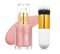 Líquido iluminador ligero para rostro y cuerpo, brilla todo el día, fórmulas suaves y respetuosas con la piel, para ocasiones especiales, líquido resaltador corporal