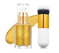 Líquido iluminador ligero para rostro y cuerpo, brilla todo el día, fórmulas suaves y respetuosas con la piel, para ocasiones especiales, líquido resaltador corporal