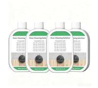 Líquido Limpiador Concentrado for Pisos, 300ml X 4, Fragancia Fresca, Baja Espuma Sin Residuos, Compatible con Roomba Max 707/705/Plus 405/505/507 Combo Robot
